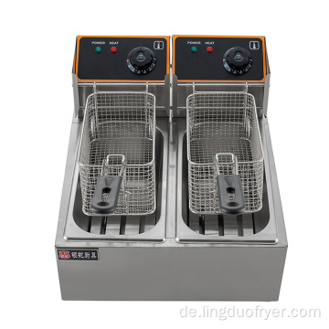 Dual Cylinder 4L Electric Deefryer